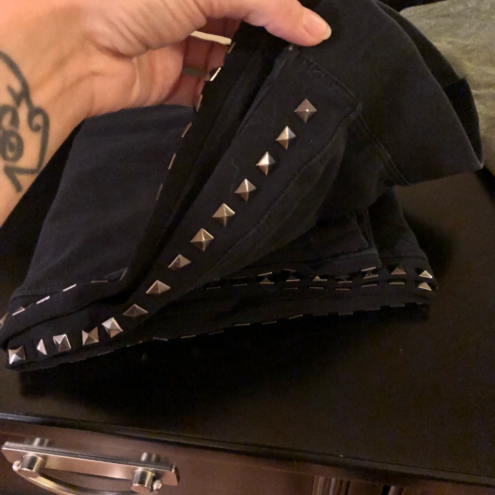 Small express leggings with metal studs